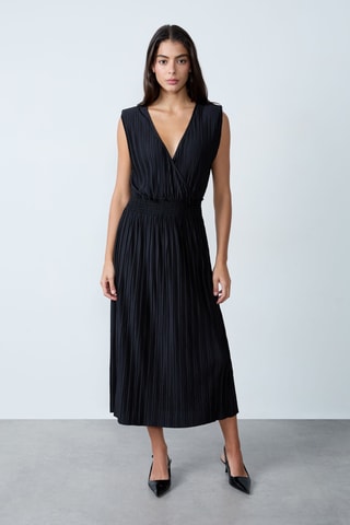 Robe plissée Mordern Gypset - Noir