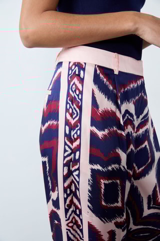 Pantalon Mordern Gypset - Bleu marine et rose