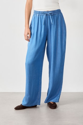 Pantalon en jean Essentiel - Bleu clair