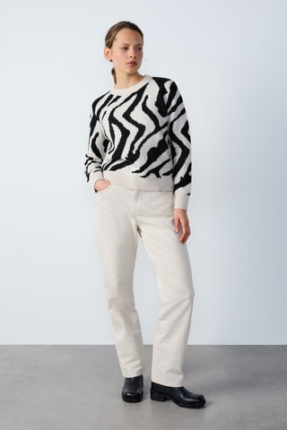 Pull Abstract Poetry - Noir et blanc