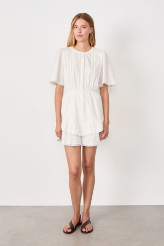Robe volantée Coastal Cowgirl - Blanc