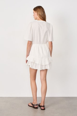 Robe volantée Coastal Cowgirl - Blanc