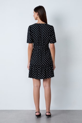 Robe chemise Essentiel - Noir et blanc