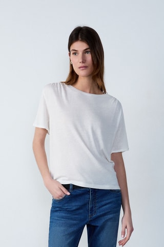 T-shirt Afternoon Light - Blanc