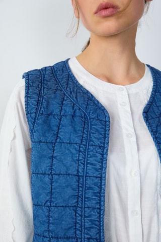 Doudoune sans manches Cowboy - Bleu cobalt