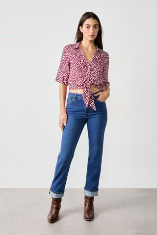 Crop top Vintage st Tropez - Bordeaux