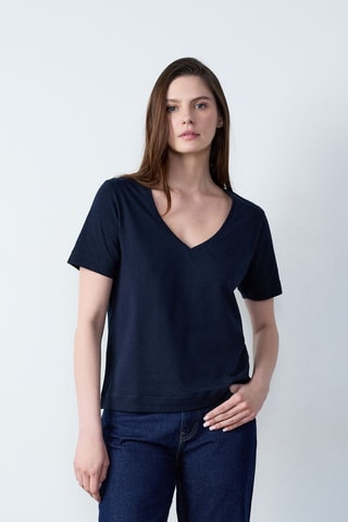 T-shirt Essentiel - Bleu marine