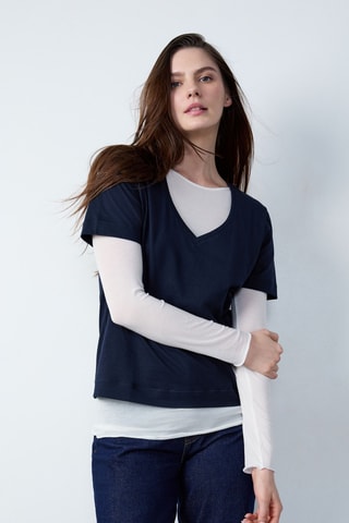 T-shirt Essentiel - Bleu marine