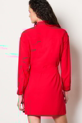 Robe chemise Boulevard Beaumarchais - Rouge