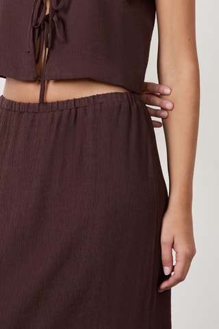 Jupe longue Timeless Summer - Marron