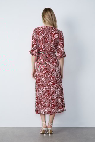 Robe midi Afternoon Light - Bordeaux