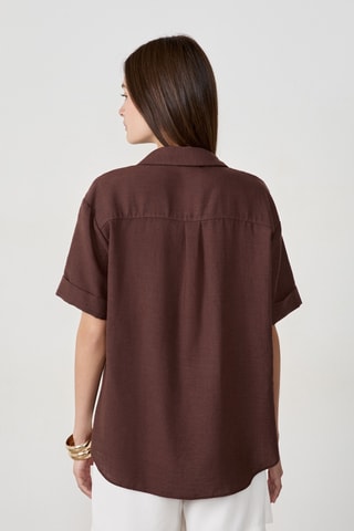 Blouse Timeless Summer - Marron foncé