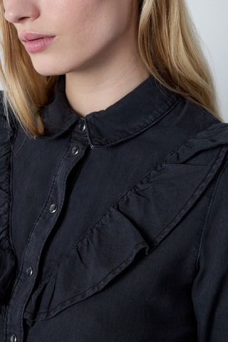 Chemisier Capsule broderie - Noir