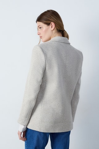 Veste en laine Rdv Au Studio - Gris clair chiné