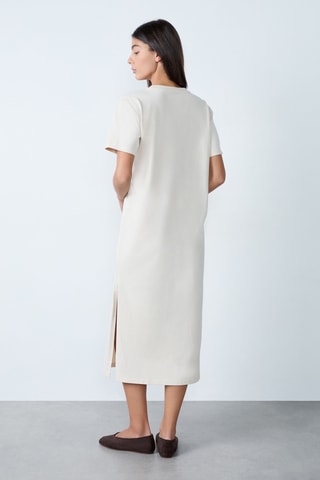 Robe droite Indispensables - Ecru