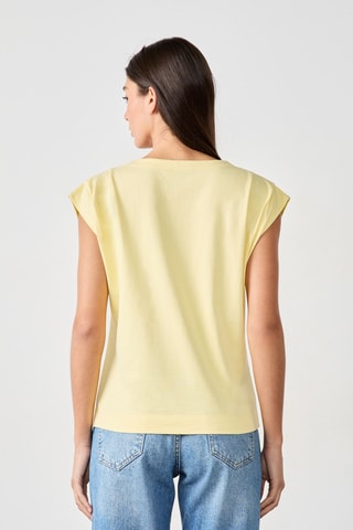 T-shirt Craty Retreat - Jaune