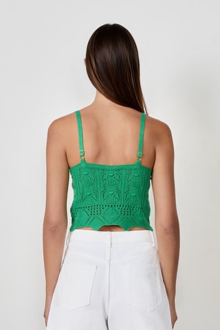 Crop top Craty Retreat - Vert