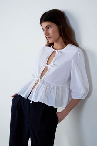 Chemisier French Girl Era - Blanc