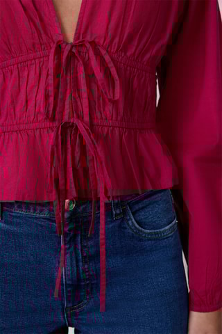 Top Vintage St Tropez - Rouge framboise