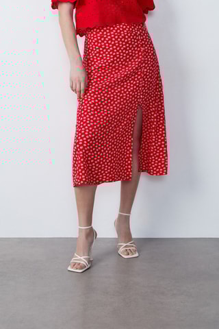 Top en broderie anglaise Capsule - Rouge