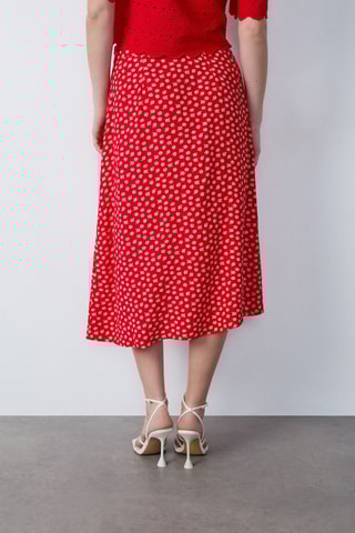 Top en broderie anglaise Capsule - Rouge