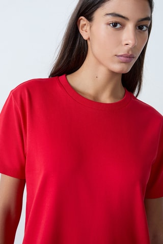 Robe t-shirt Essentiel - Rouge