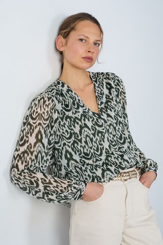 Chemisier Essentiel - Blanc et anthracite