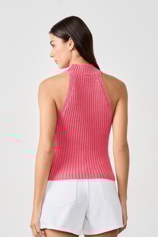 Top sans manches Vintage St Tropez - Rose