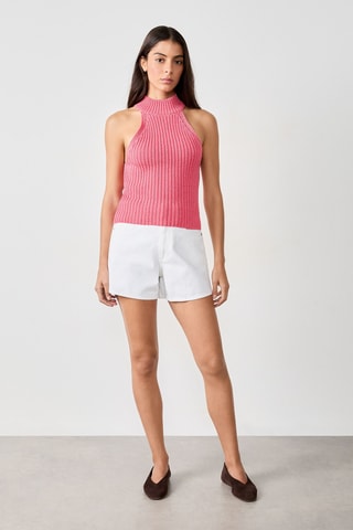 Top sans manches Vintage St Tropez - Rose