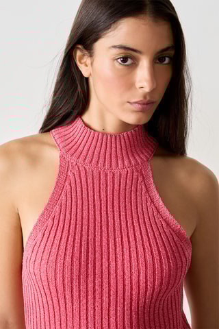 Top sans manches Vintage St Tropez - Rose