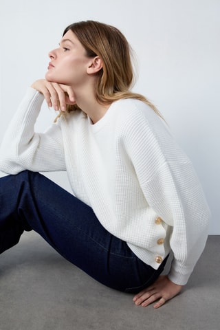 Pull Rdv Au Studio - Blanc