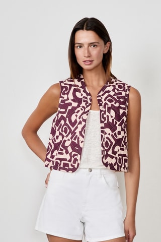 Veste sans manches Vintage St Tropez - Bordeaux