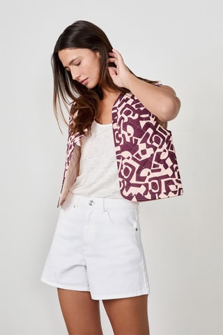 Veste sans manches Vintage St Tropez - Bordeaux