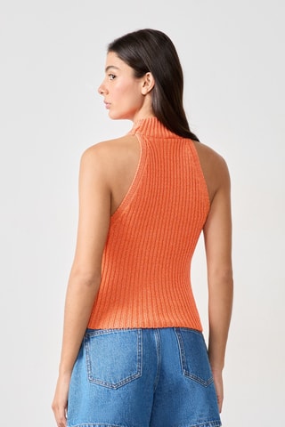 Top sans manches Vintage St Tropez - Corail