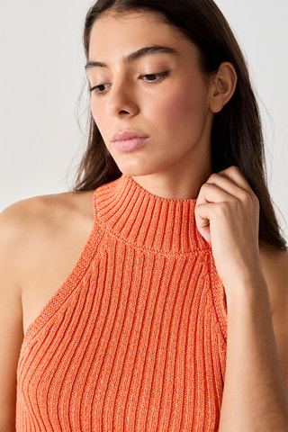 Top sans manches Vintage St Tropez - Corail