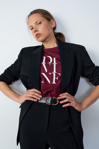 Veste Abstract Poetry - Noir