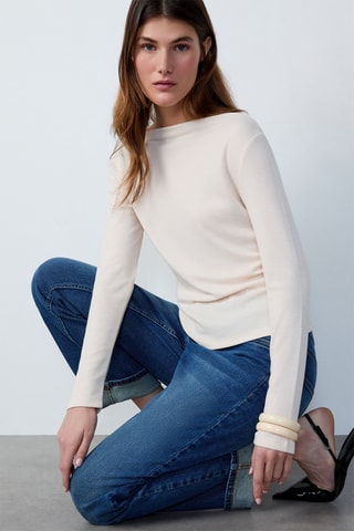 T-shirt Marche Aux Fleurs - Beige