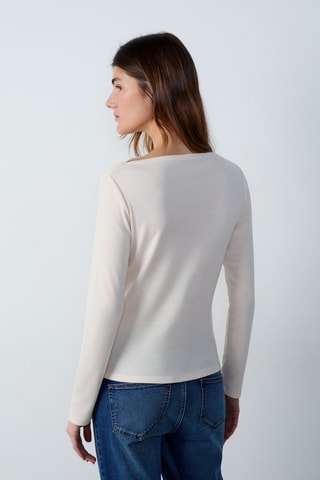 T-shirt Marche Aux Fleurs - Beige