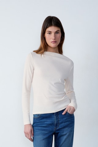 T-shirt Marche Aux Fleurs - Beige