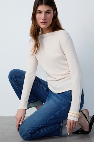 T-shirt Marche Aux Fleurs - Beige