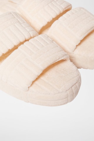 Pantoufles Alto Perle