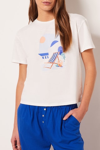 T-shirt de pyjama Celmi - Blanc