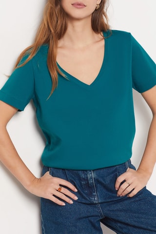 T-shirt - Bleu canard