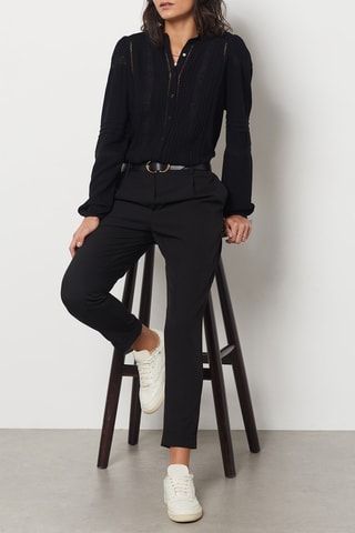 Pantalon cigarette - Noir