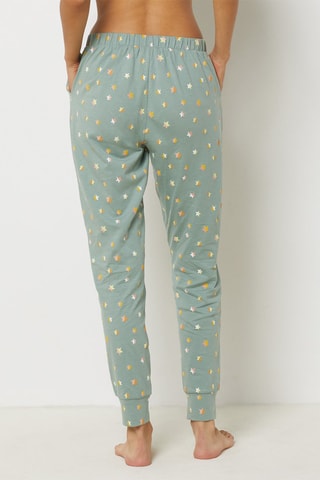 Pantalon de pyjama taille haute Palmyre - Vert