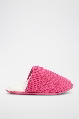 Pantoufles fourrées Nora - Fuchsia - Etam