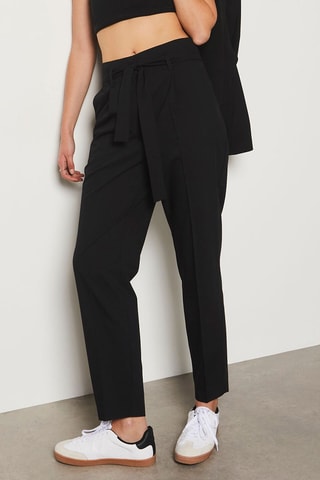 Pantalon taille haute - Noir