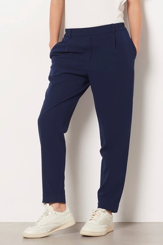Pantalon cigarette - Bleu marine
