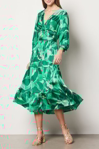 Robe midi - Vert