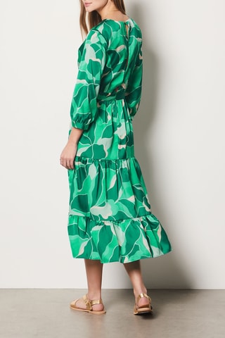 Robe midi - Vert